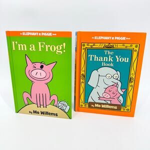 Lot 2 Elephant & Piggie Hardcover Books Set Bundle I'm a Frog‎